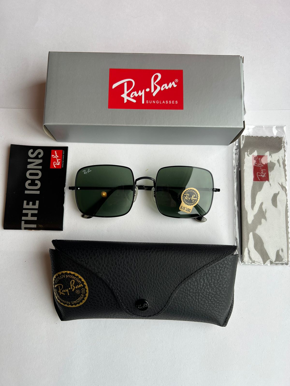 SQUARE CLASIC BLACK GREEN | RB 1971